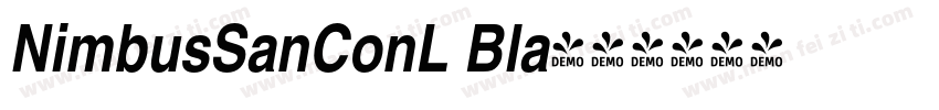 NimbusSanConL Bla字体转换